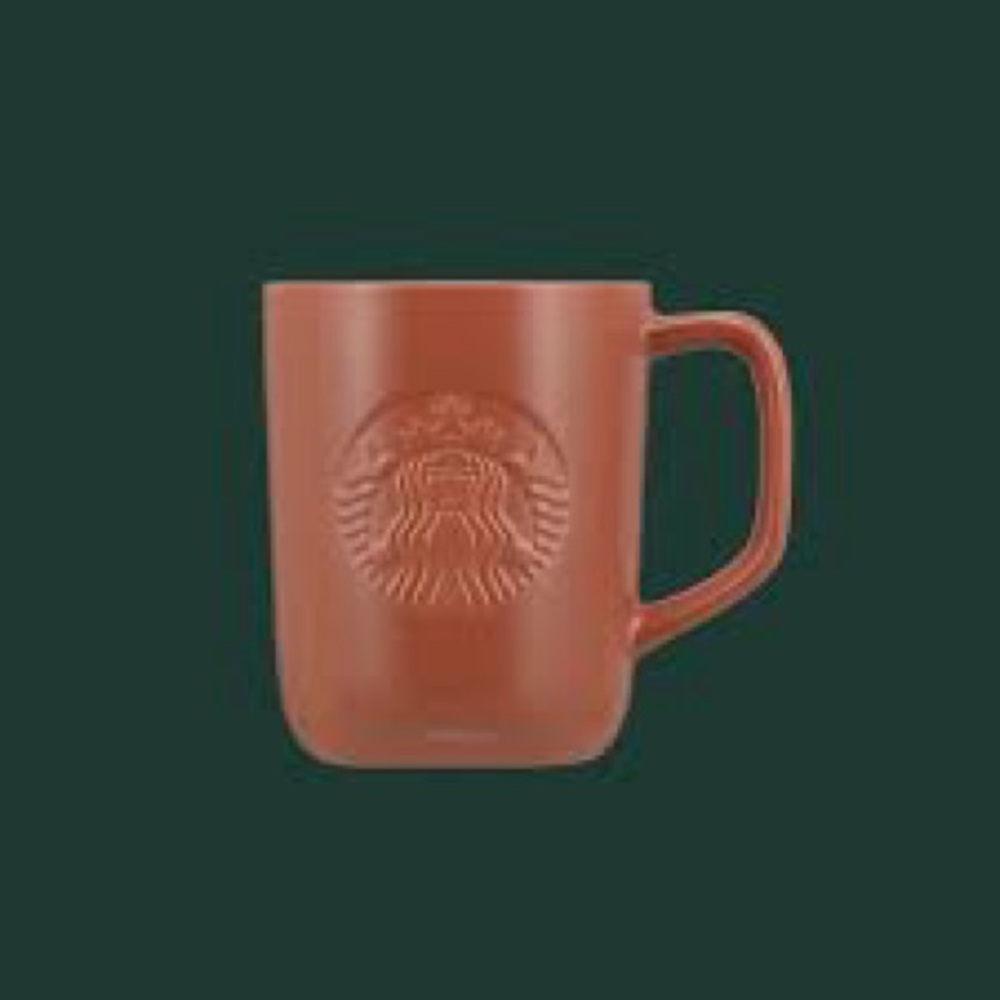 Brand new Starbucks Terracotta recycled mug.  16 oz.  Grande.